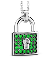 Collier Zancan Homme in Argent Cubic Zirconia ESC190-VE - ESC190-VE